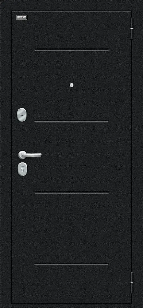 Товар Дверь Браво Лайн Букле черное/Grey Melinga DIS006752
